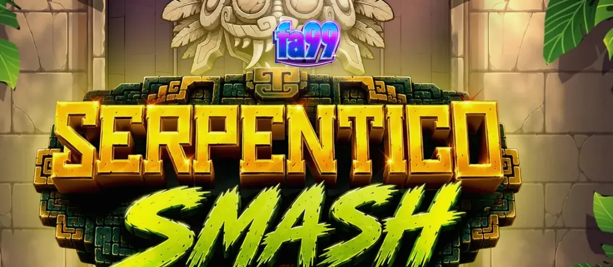 Pemandangan hutan Aztec dalam permainan slot Serpentico Smash